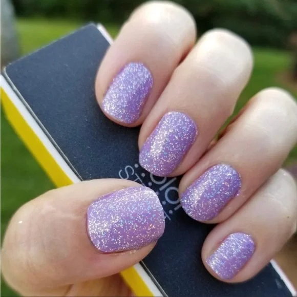 *Retired* Color Street: Glamsterdam | Lavender Purple Sparkle Glitter Spring - Picture 5 of 13